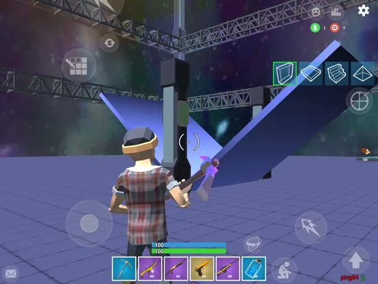 Ação party multijogador a decorrer num jogo Android